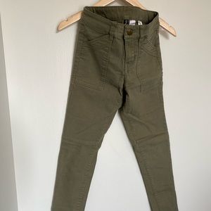 Green/Olive Skinny Jeans